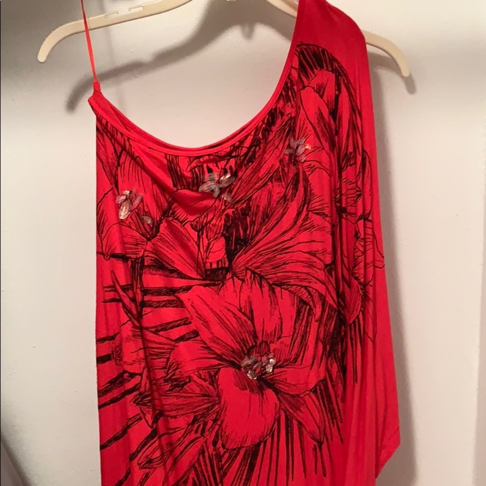 Express 1 Shoulder Cocktail Dress